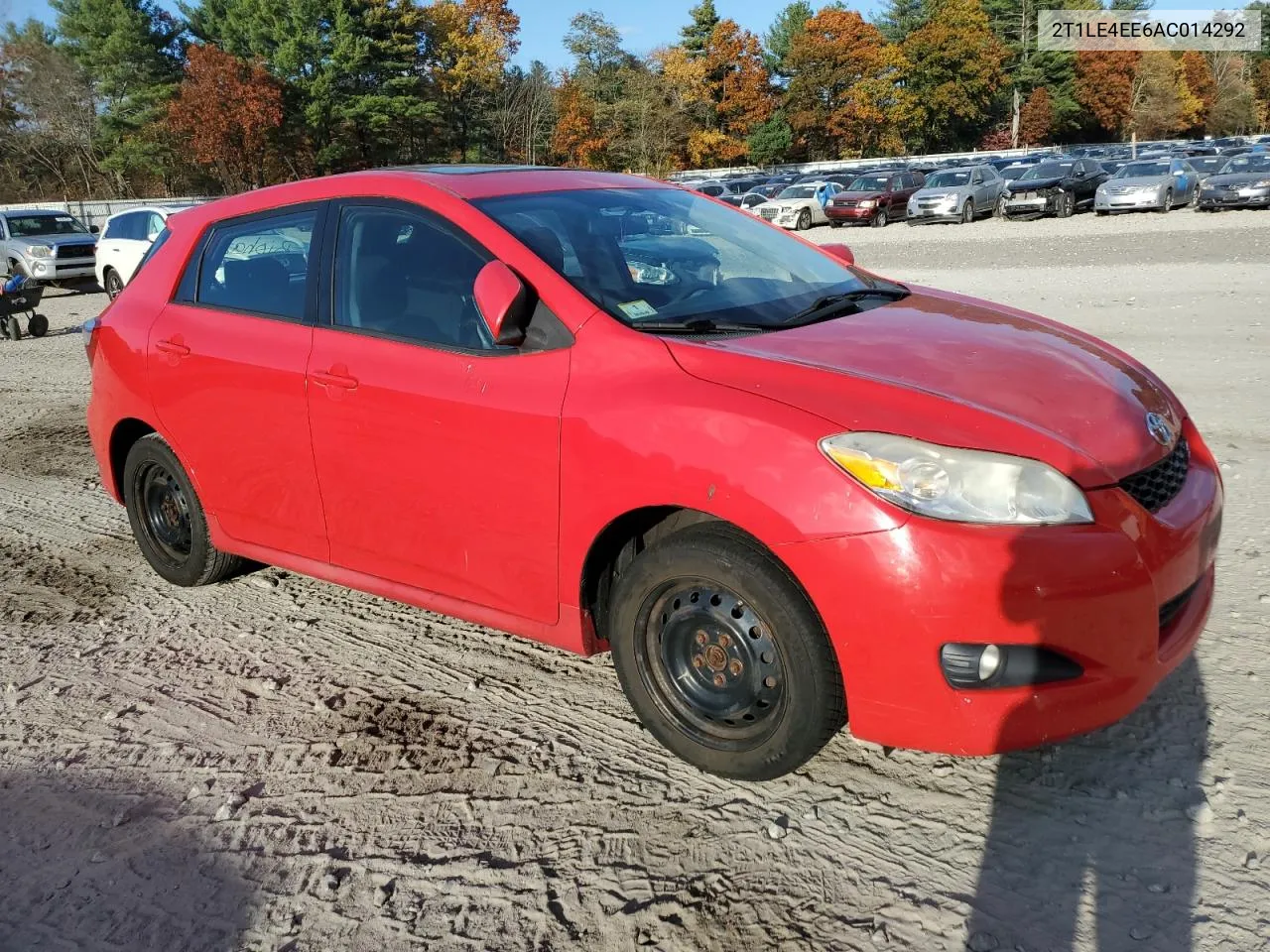 2010 Toyota Corolla Matrix S VIN: 2T1LE4EE6AC014292 Lot: 77680834