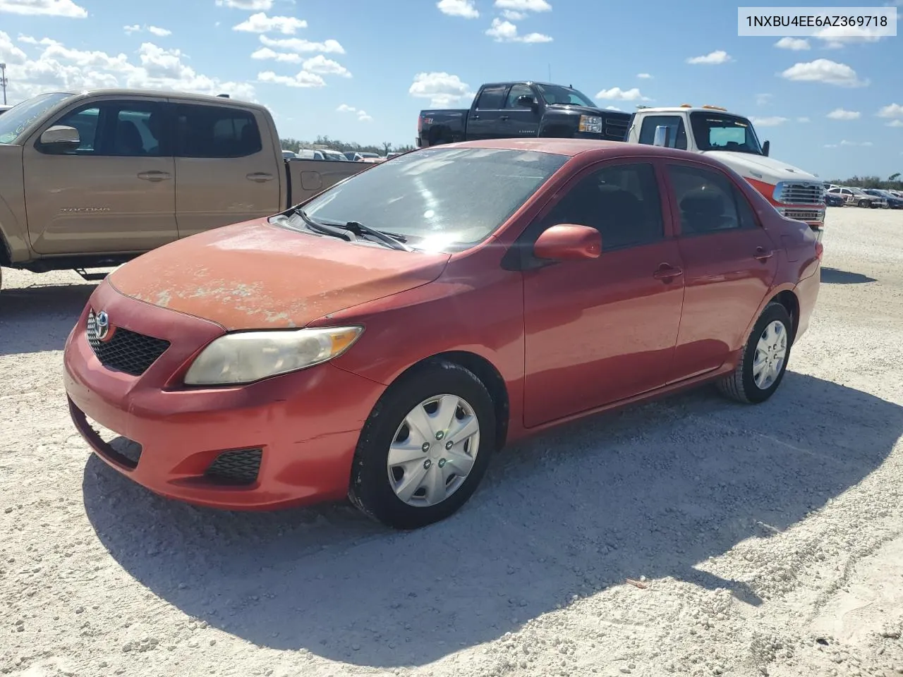 2010 Toyota Corolla Base VIN: 1NXBU4EE6AZ369718 Lot: 77691844