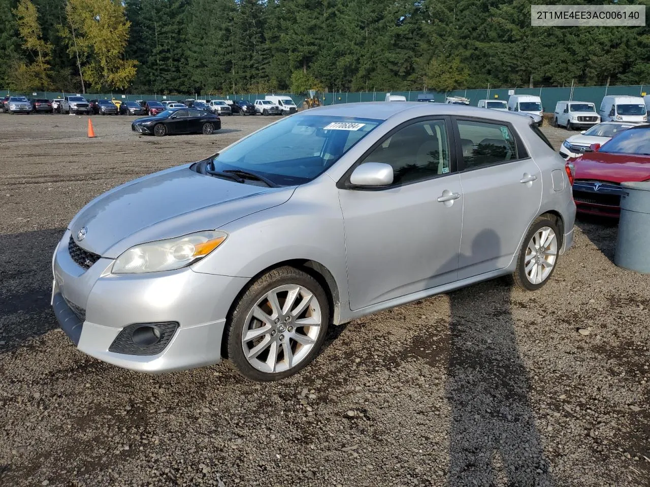 2010 Toyota Corolla Matrix Xrs VIN: 2T1ME4EE3AC006140 Lot: 77706384