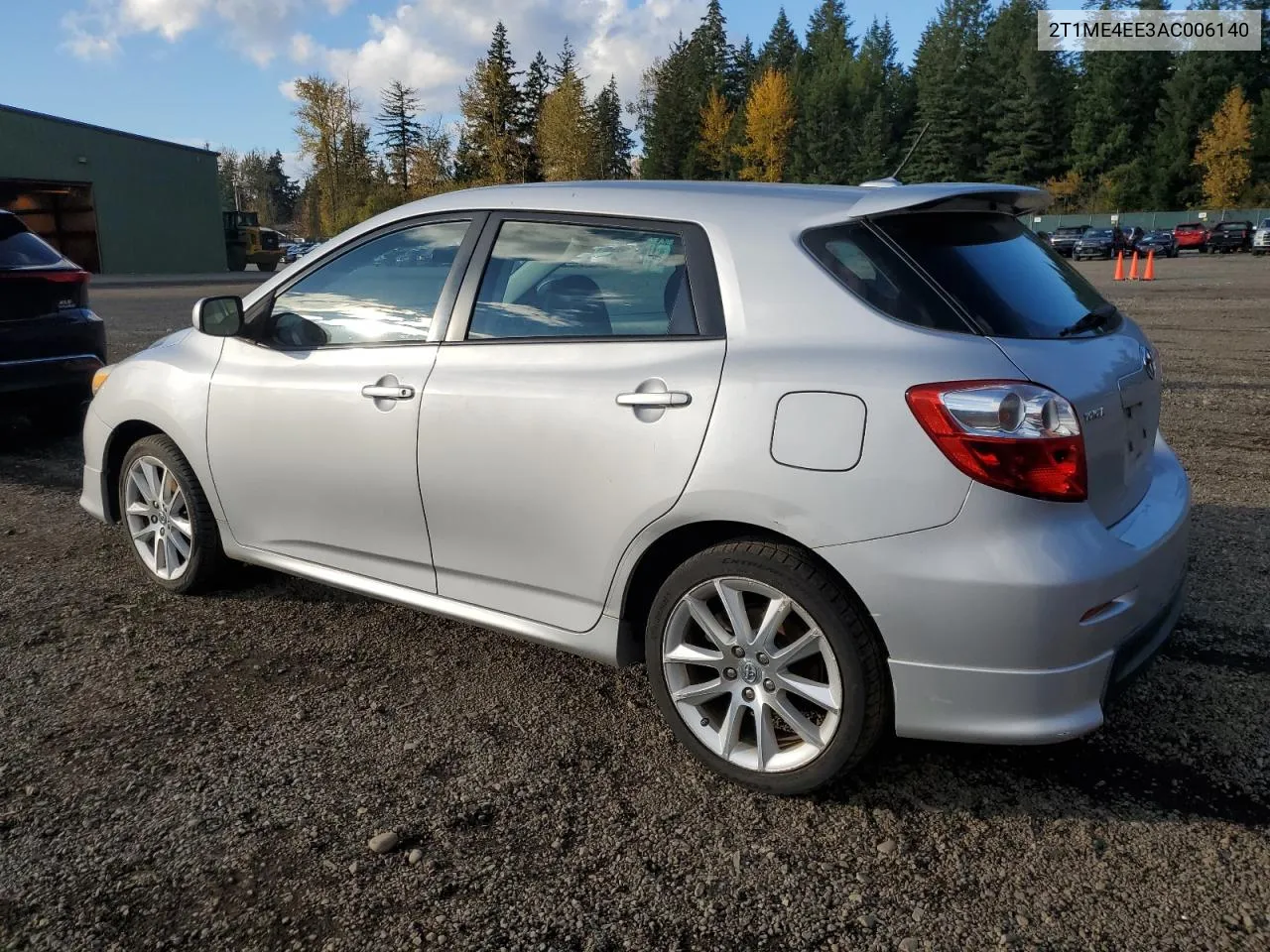 2010 Toyota Corolla Matrix Xrs VIN: 2T1ME4EE3AC006140 Lot: 77706384