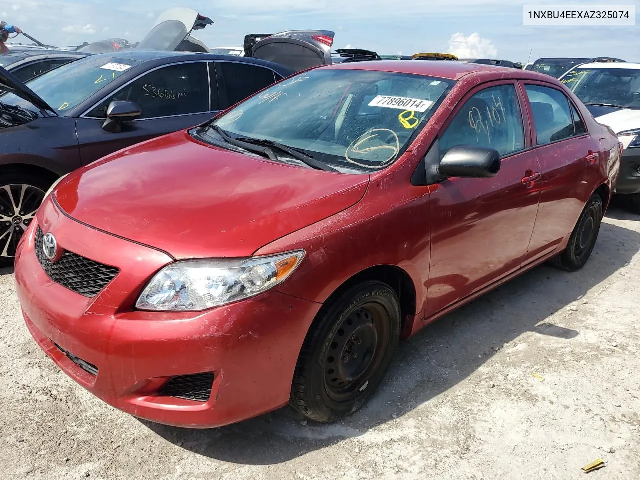 2010 Toyota Corolla Base VIN: 1NXBU4EEXAZ325074 Lot: 77896014