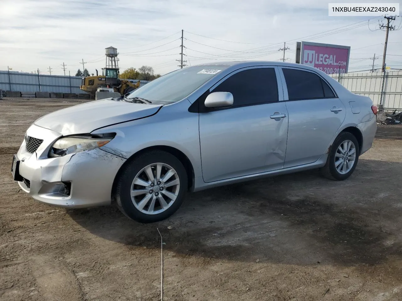 2010 Toyota Corolla Base VIN: 1NXBU4EEXAZ243040 Lot: 77948124