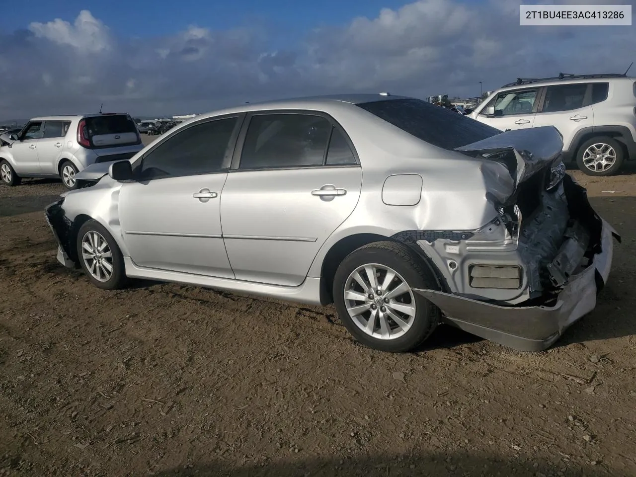 2010 Toyota Corolla Base VIN: 2T1BU4EE3AC413286 Lot: 77982494