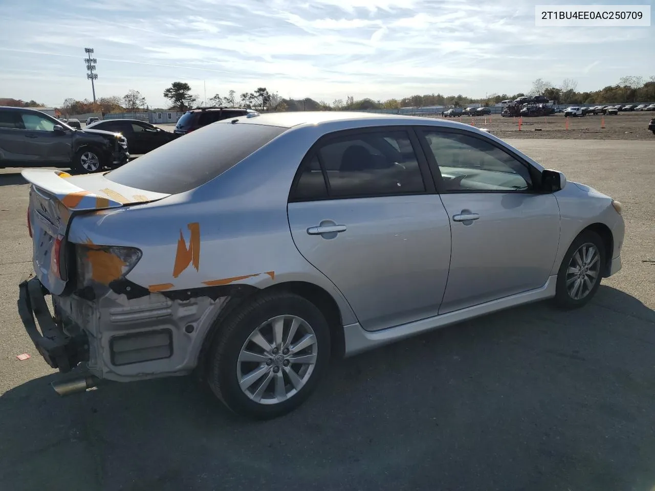 2010 Toyota Corolla Base VIN: 2T1BU4EE0AC250709 Lot: 78011154