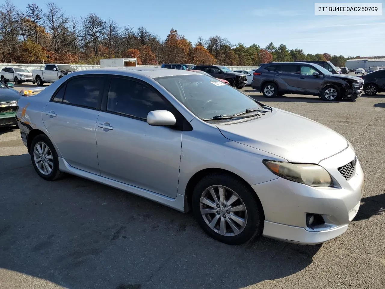 2010 Toyota Corolla Base VIN: 2T1BU4EE0AC250709 Lot: 78011154