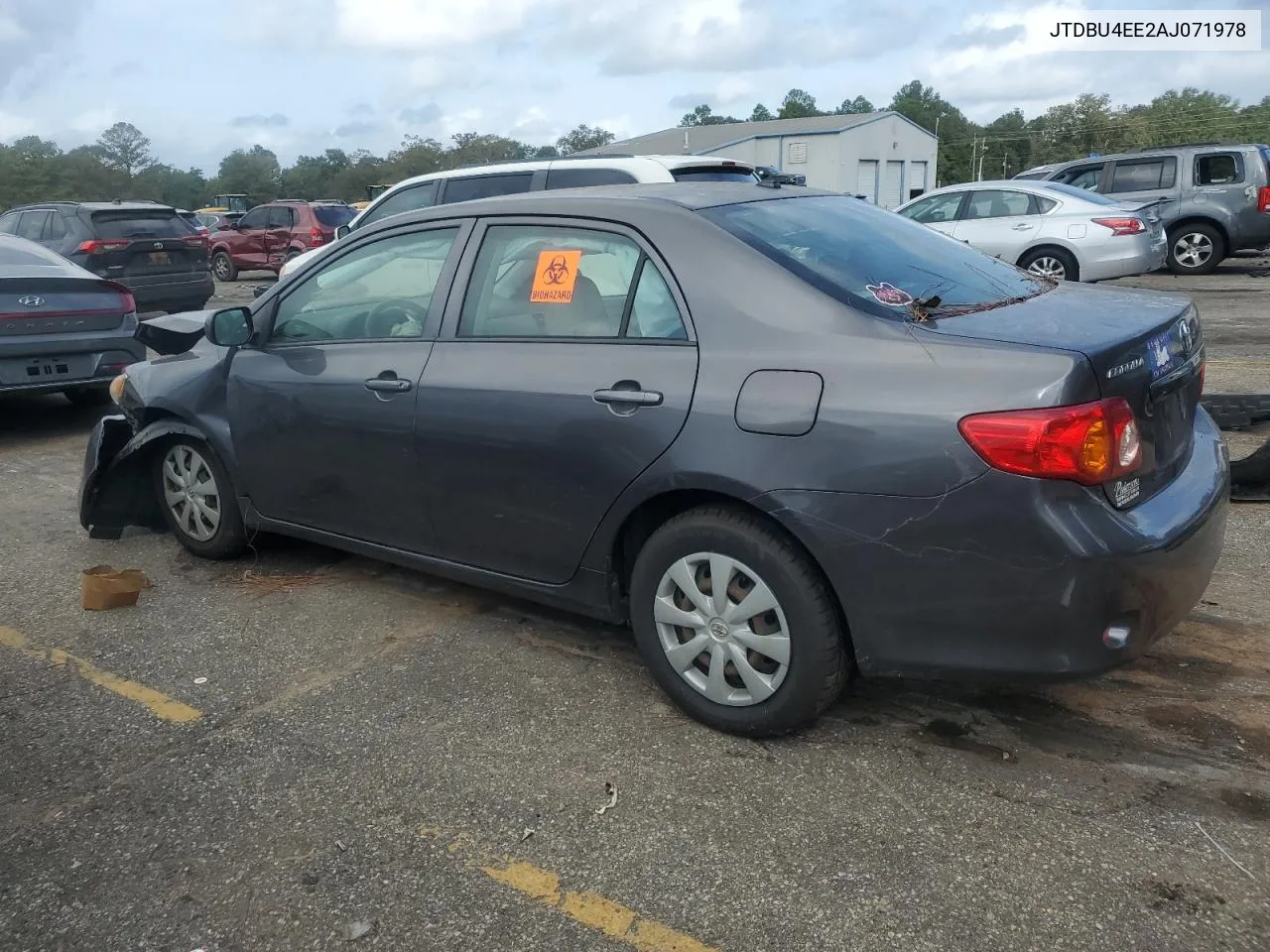 2010 Toyota Corolla Base VIN: JTDBU4EE2AJ071978 Lot: 78097014