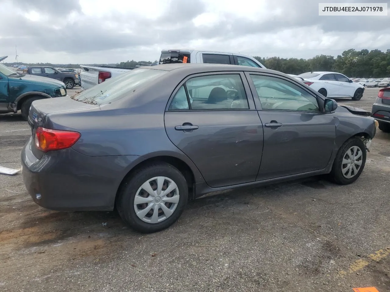 2010 Toyota Corolla Base VIN: JTDBU4EE2AJ071978 Lot: 78097014