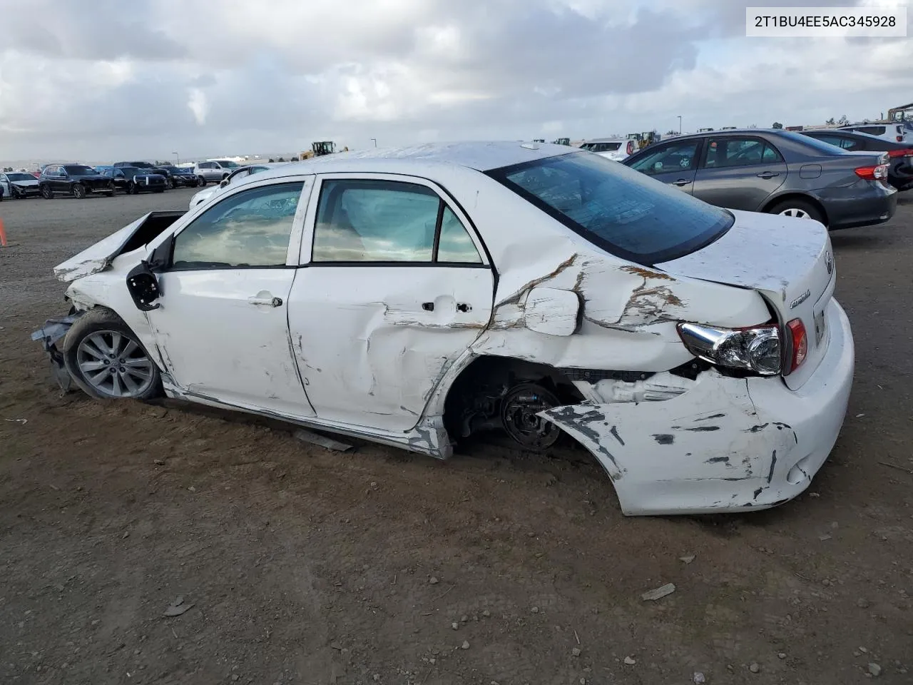 2010 Toyota Corolla Base VIN: 2T1BU4EE5AC345928 Lot: 78171354