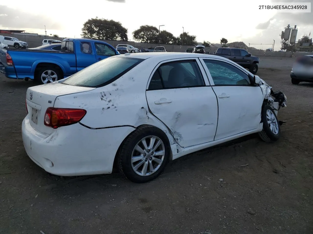 2010 Toyota Corolla Base VIN: 2T1BU4EE5AC345928 Lot: 78171354