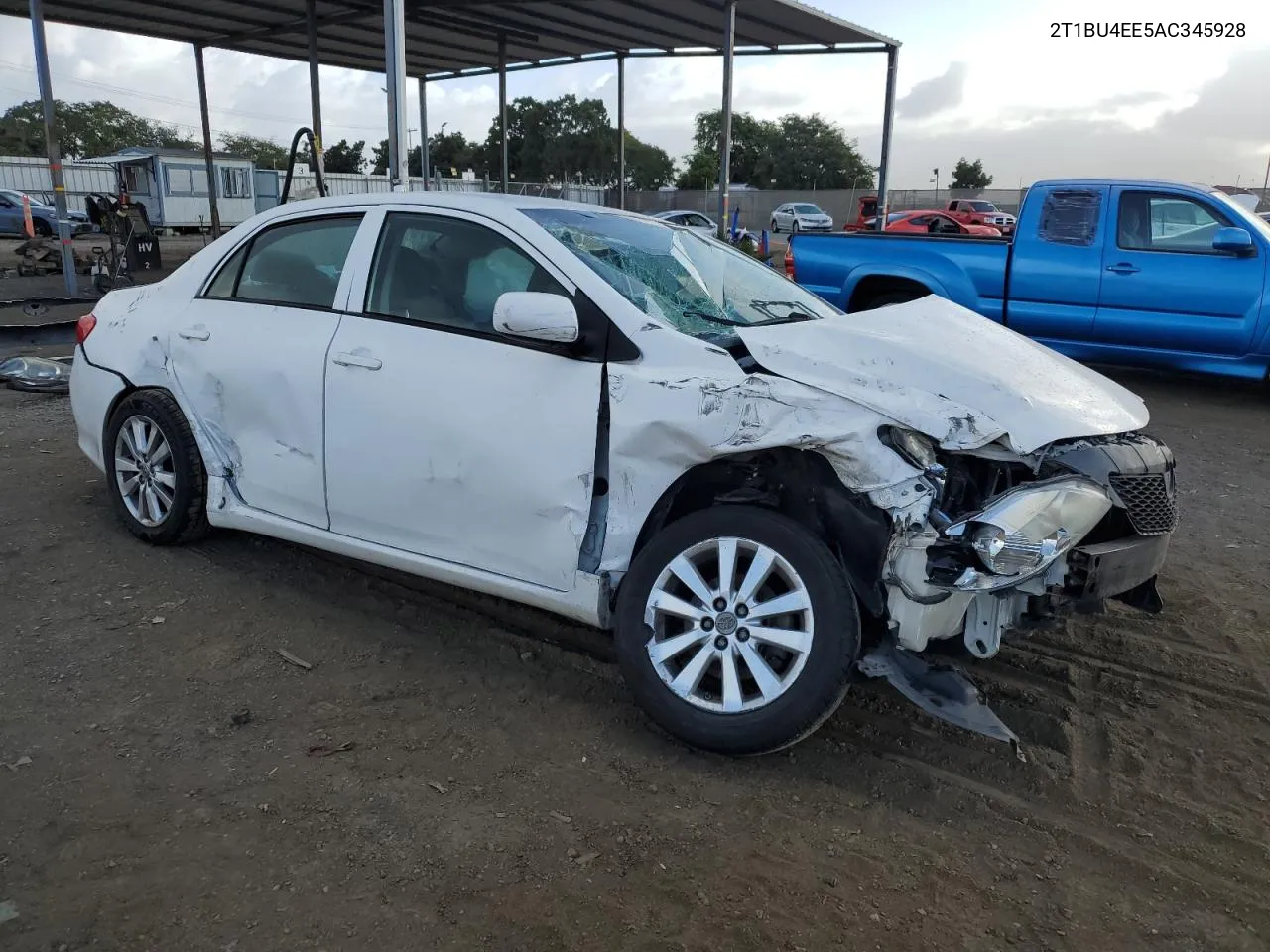 2010 Toyota Corolla Base VIN: 2T1BU4EE5AC345928 Lot: 78171354