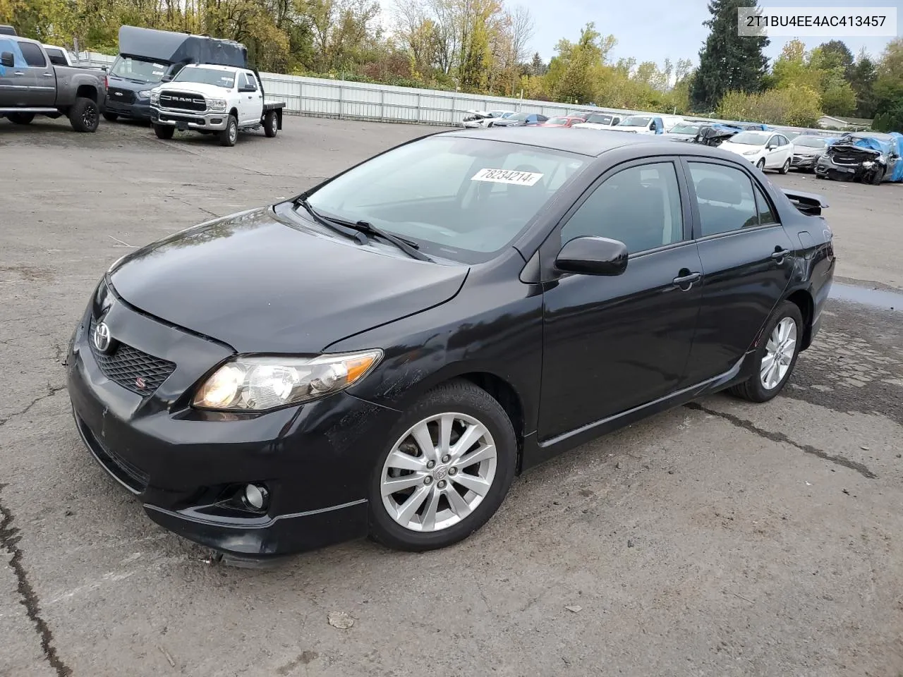 2010 Toyota Corolla Base VIN: 2T1BU4EE4AC413457 Lot: 78234214