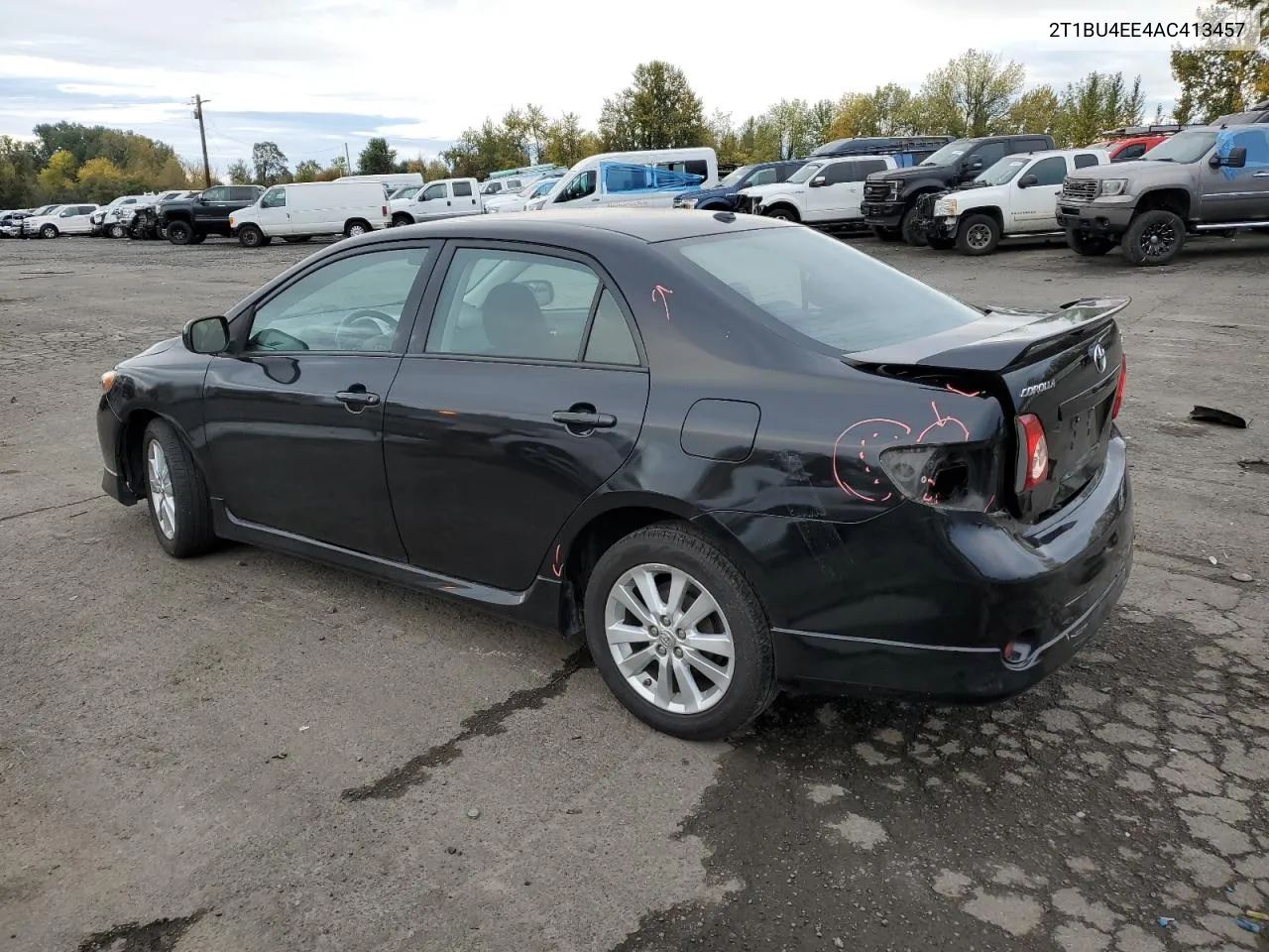 2010 Toyota Corolla Base VIN: 2T1BU4EE4AC413457 Lot: 78234214