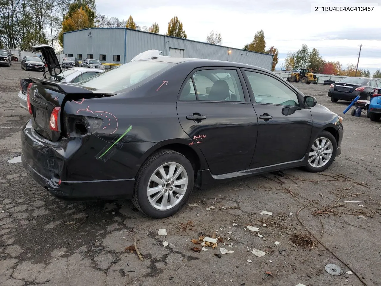 2010 Toyota Corolla Base VIN: 2T1BU4EE4AC413457 Lot: 78234214