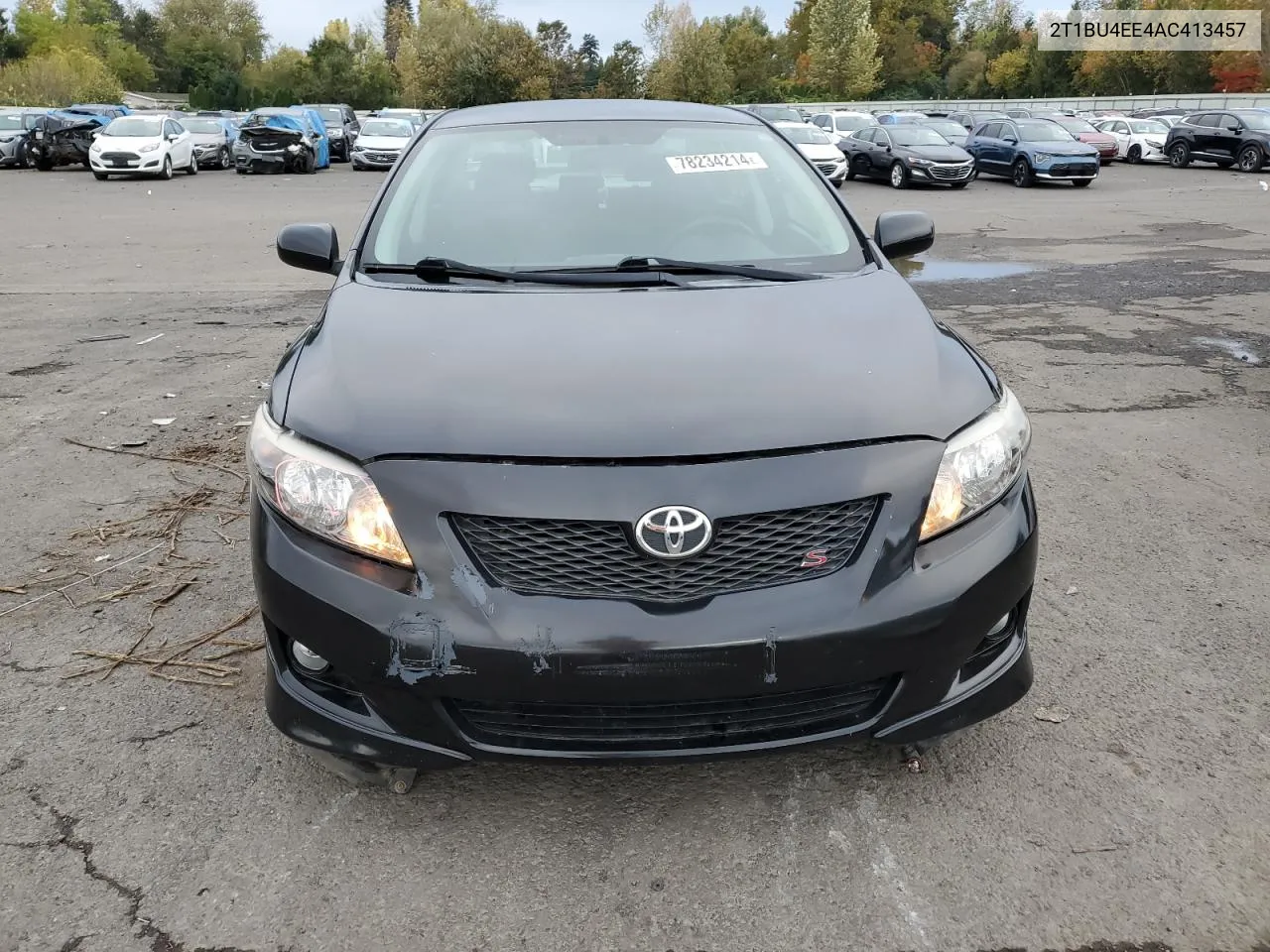 2010 Toyota Corolla Base VIN: 2T1BU4EE4AC413457 Lot: 78234214