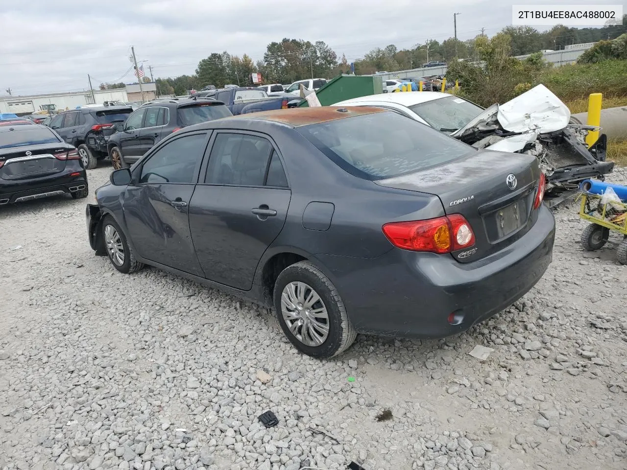 2010 Toyota Corolla Base VIN: 2T1BU4EE8AC488002 Lot: 78242834