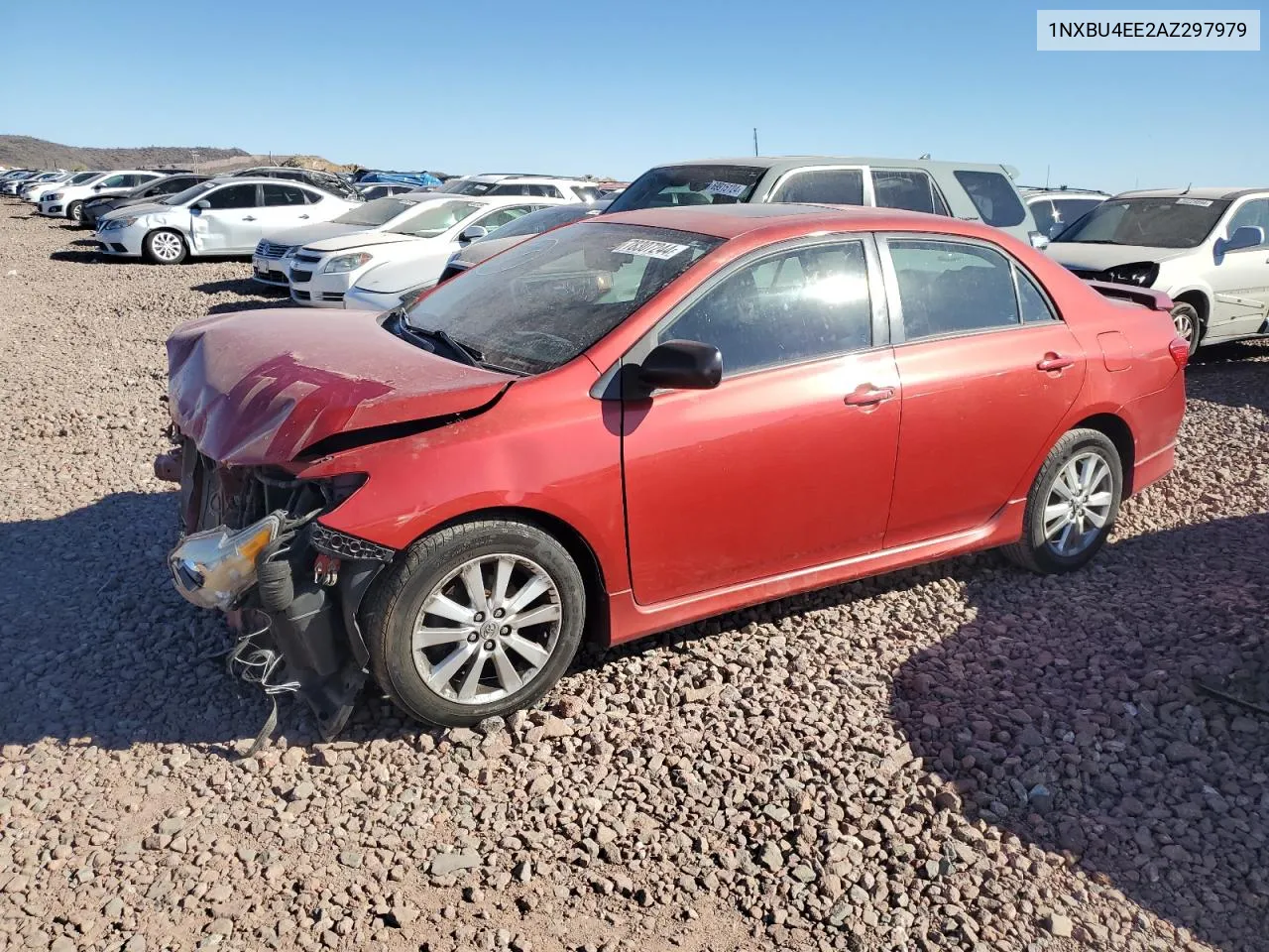 2010 Toyota Corolla Base VIN: 1NXBU4EE2AZ297979 Lot: 78307244