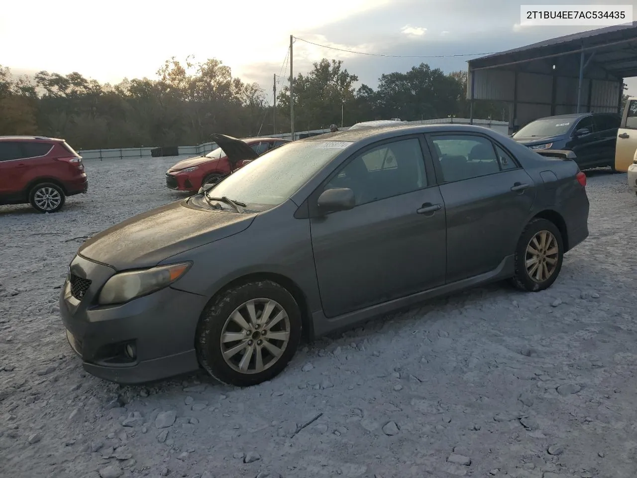 2010 Toyota Corolla Base VIN: 2T1BU4EE7AC534435 Lot: 78358774