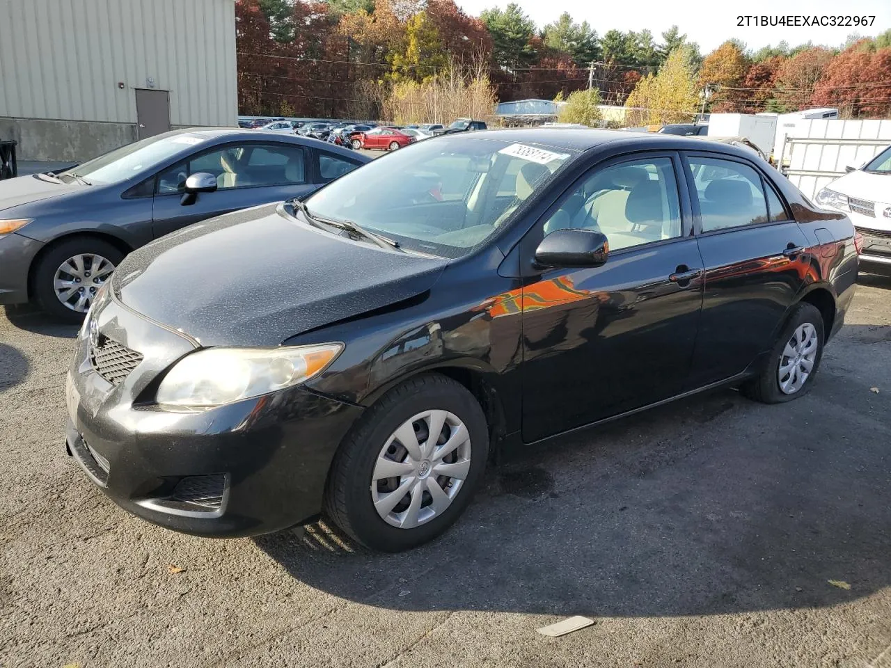 2010 Toyota Corolla Base VIN: 2T1BU4EEXAC322967 Lot: 78388114