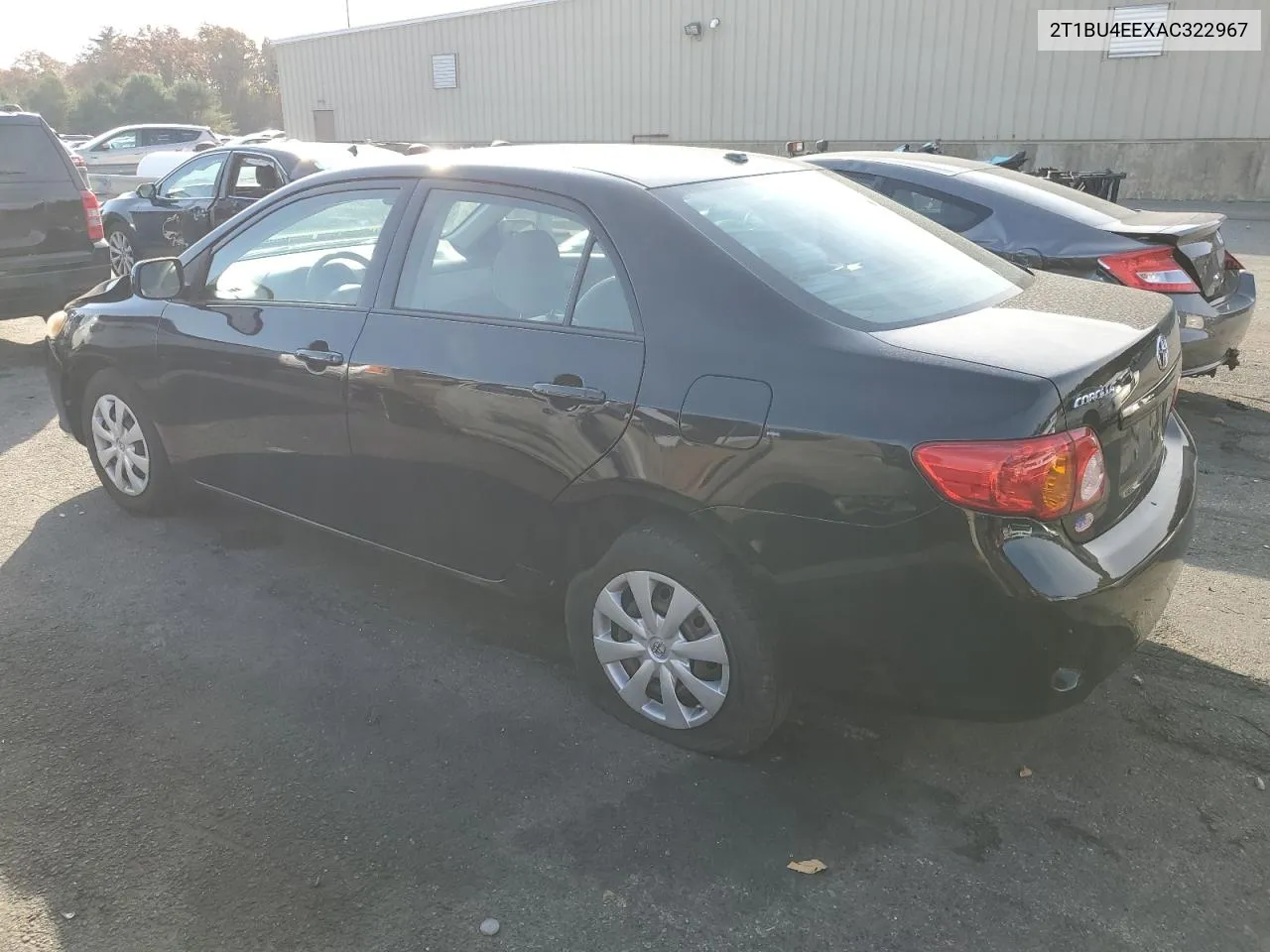 2010 Toyota Corolla Base VIN: 2T1BU4EEXAC322967 Lot: 78388114