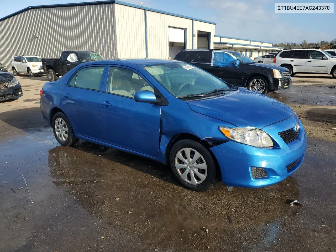 2010 Toyota Corolla Base VIN: 2T1BU4EE7AC243370 Lot: 78490064