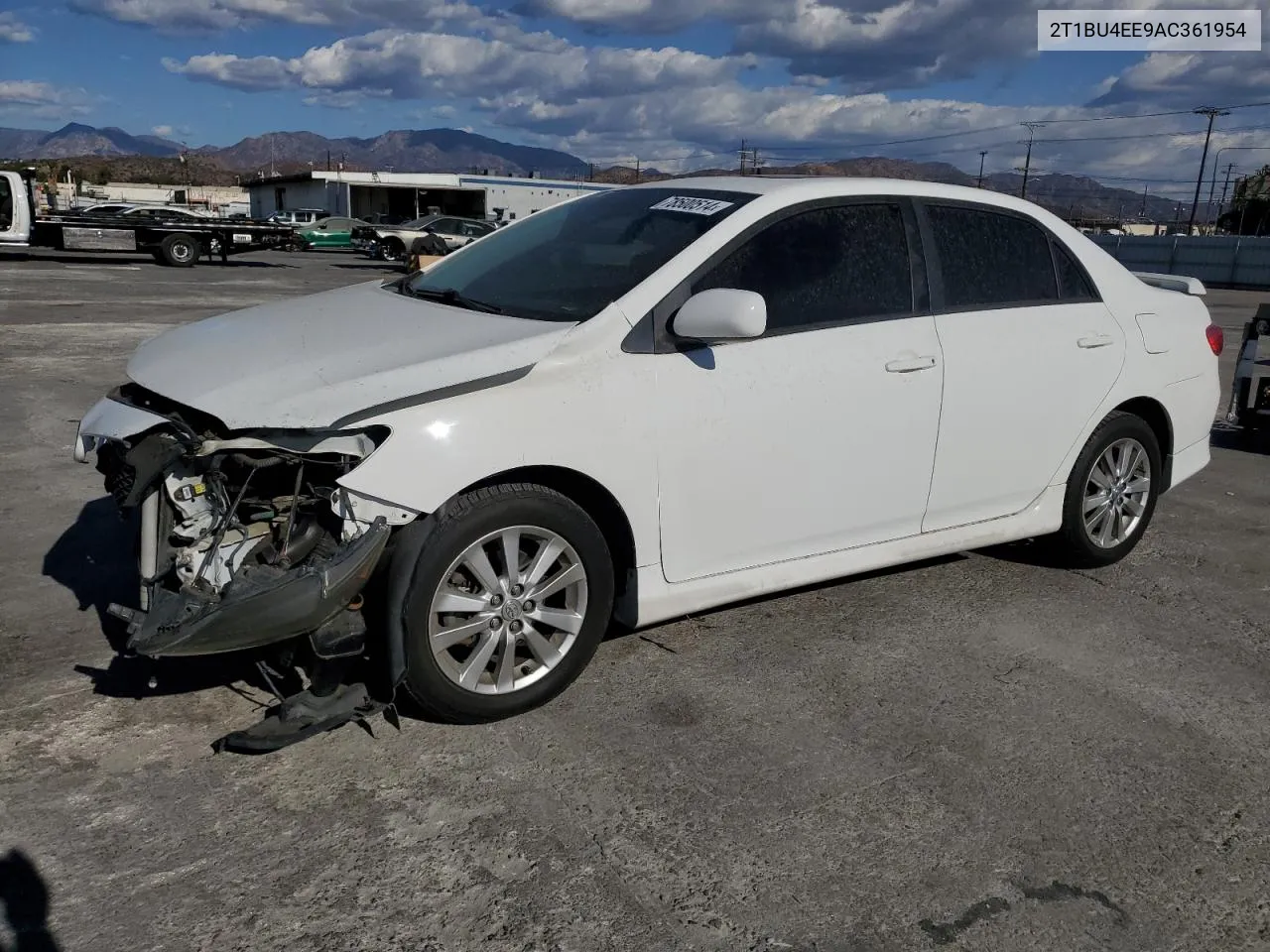 2010 Toyota Corolla Base VIN: 2T1BU4EE9AC361954 Lot: 78500514