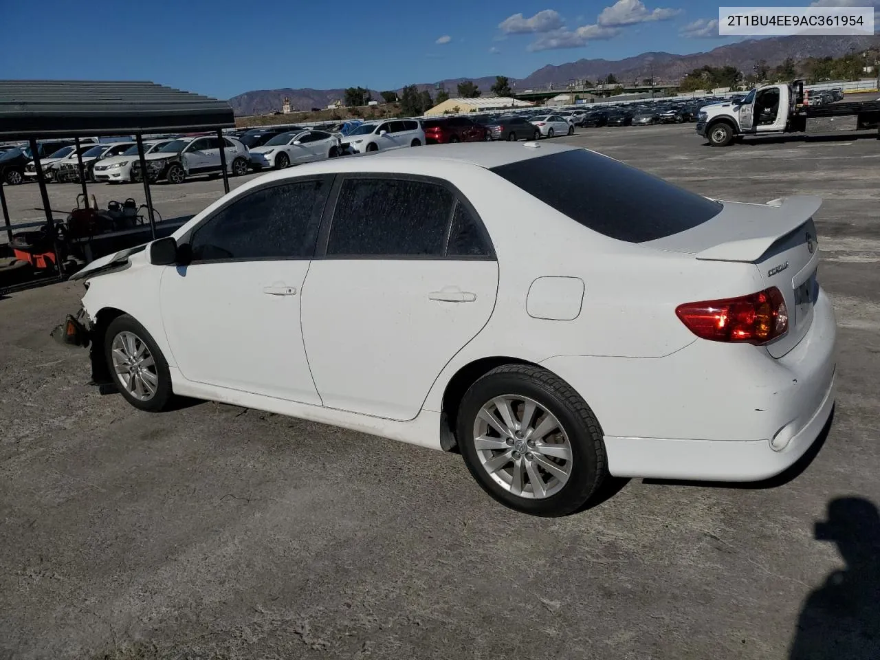 2010 Toyota Corolla Base VIN: 2T1BU4EE9AC361954 Lot: 78500514