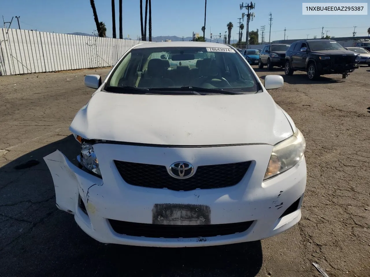 2010 Toyota Corolla Base VIN: 1NXBU4EE0AZ295387 Lot: 78643974