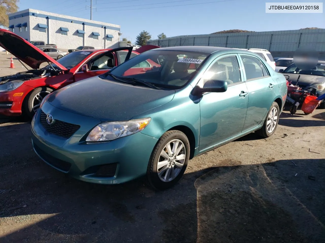 2010 Toyota Corolla Base VIN: JTDBU4EE0A9120158 Lot: 78684454