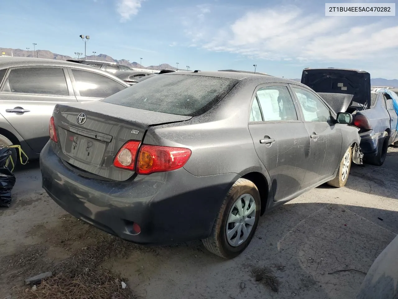 2010 Toyota Corolla Base VIN: 2T1BU4EE5AC470282 Lot: 78760824