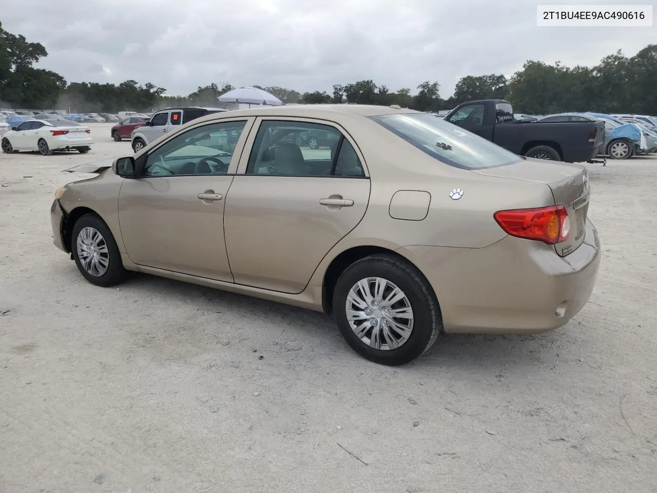 2010 Toyota Corolla Base VIN: 2T1BU4EE9AC490616 Lot: 78859404