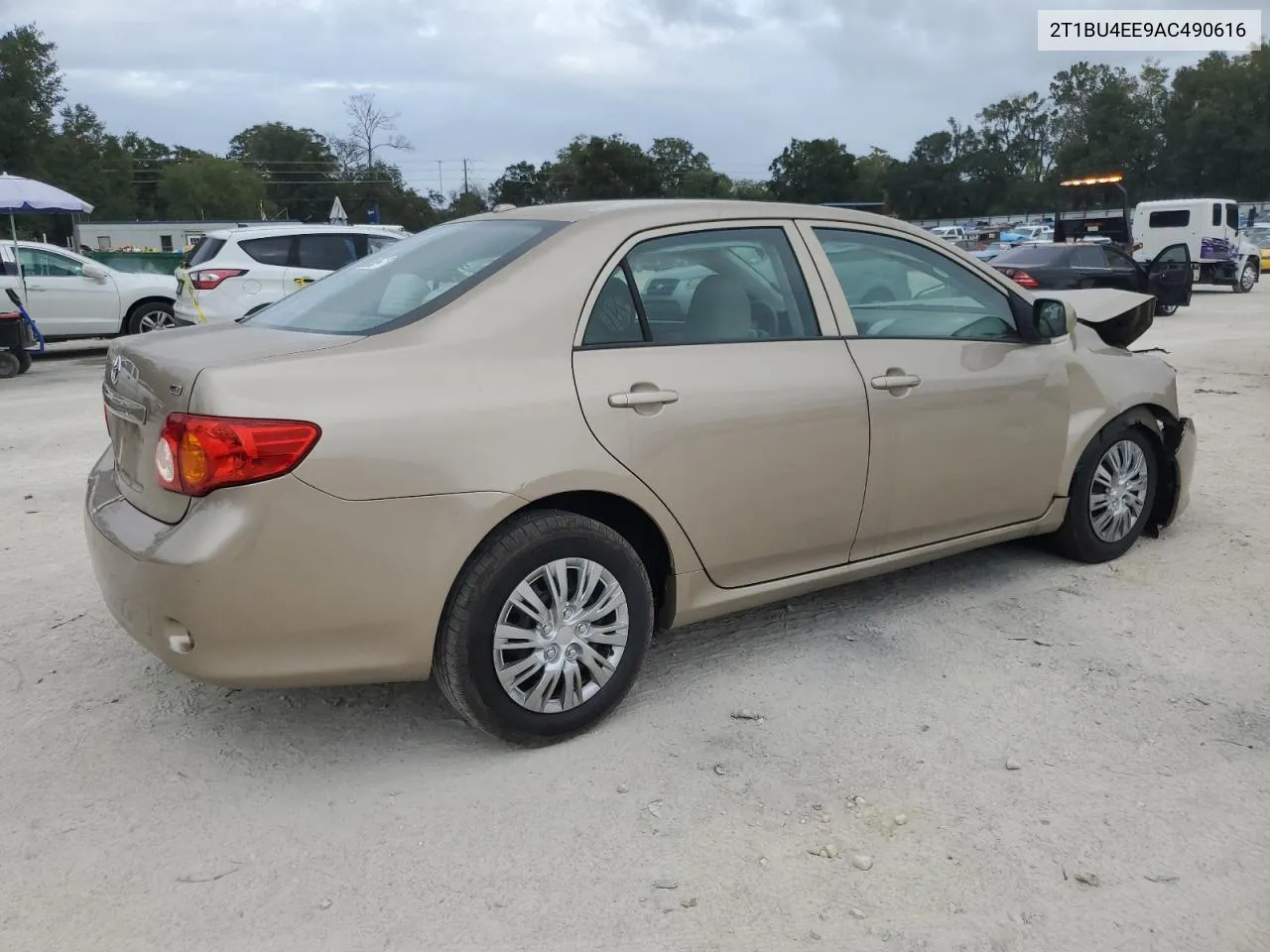 2010 Toyota Corolla Base VIN: 2T1BU4EE9AC490616 Lot: 78859404