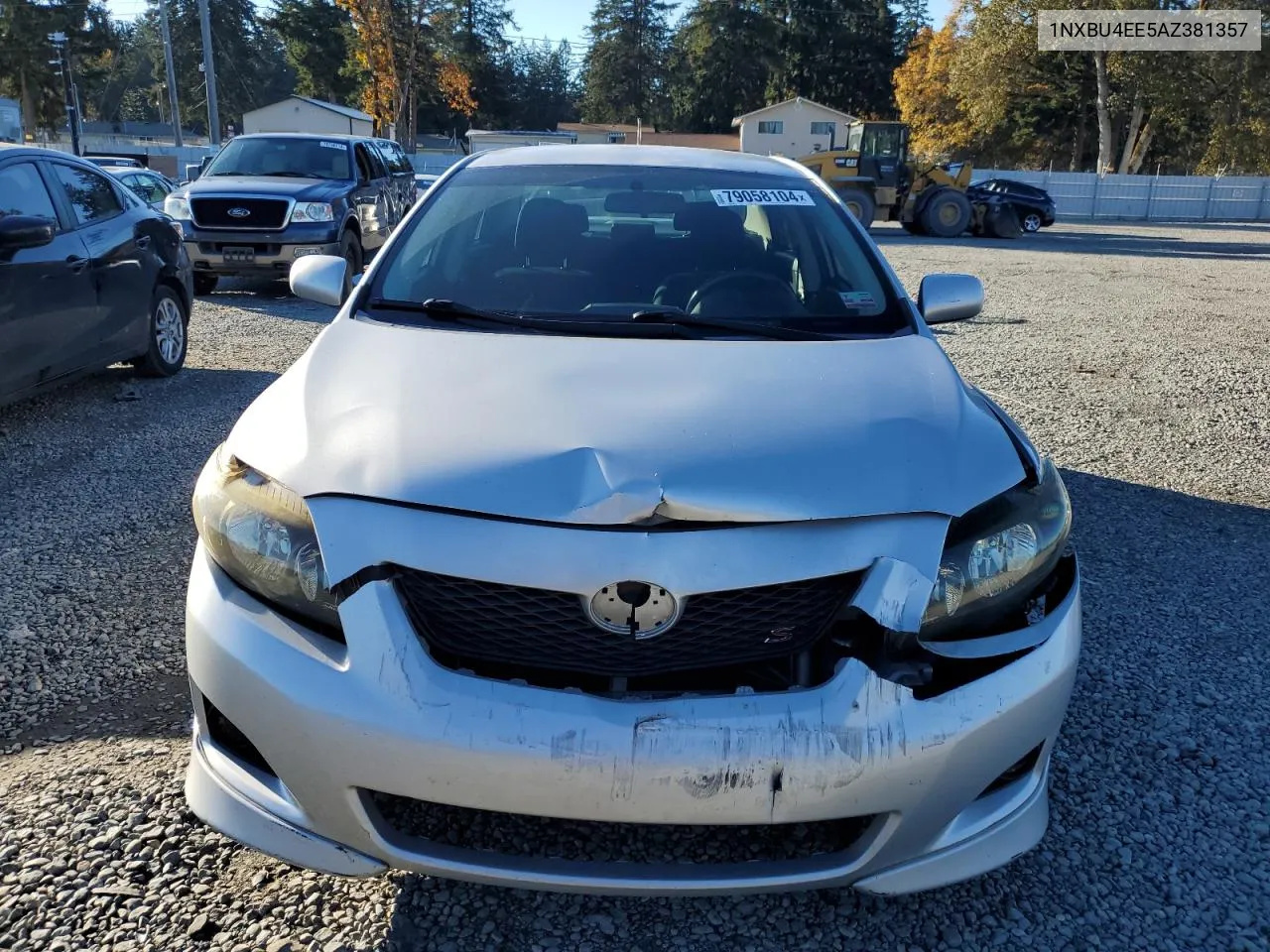 2010 Toyota Corolla Base VIN: 1NXBU4EE5AZ381357 Lot: 79058104