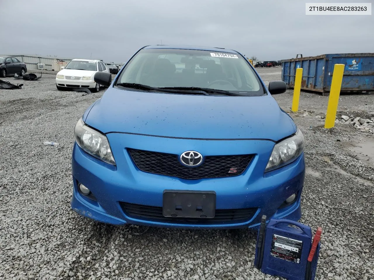 2010 Toyota Corolla Base VIN: 2T1BU4EE8AC283263 Lot: 79104794