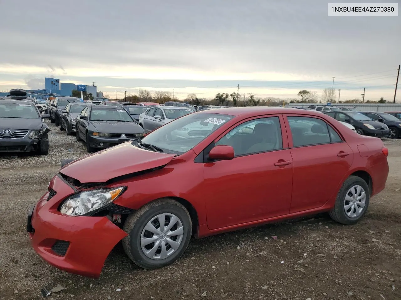 2010 Toyota Corolla Base VIN: 1NXBU4EE4AZ270380 Lot: 79127314