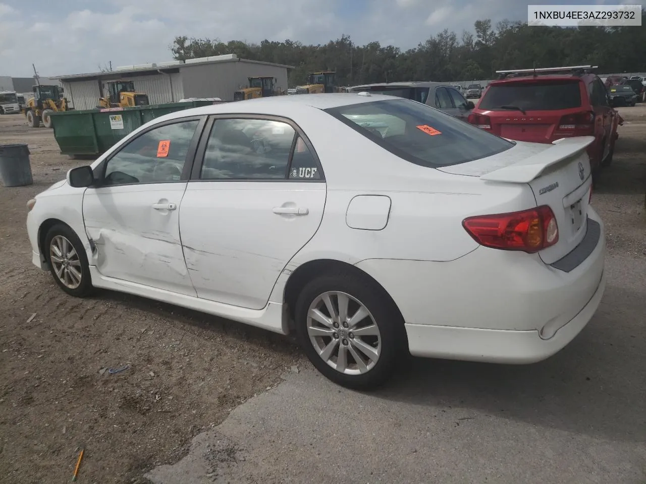 2010 Toyota Corolla Base VIN: 1NXBU4EE3AZ293732 Lot: 79165064