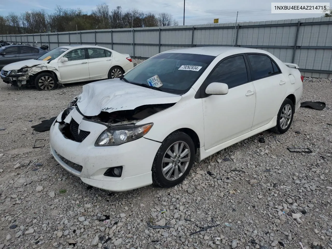 2010 Toyota Corolla Base VIN: 1NXBU4EE4AZ214715 Lot: 79262834