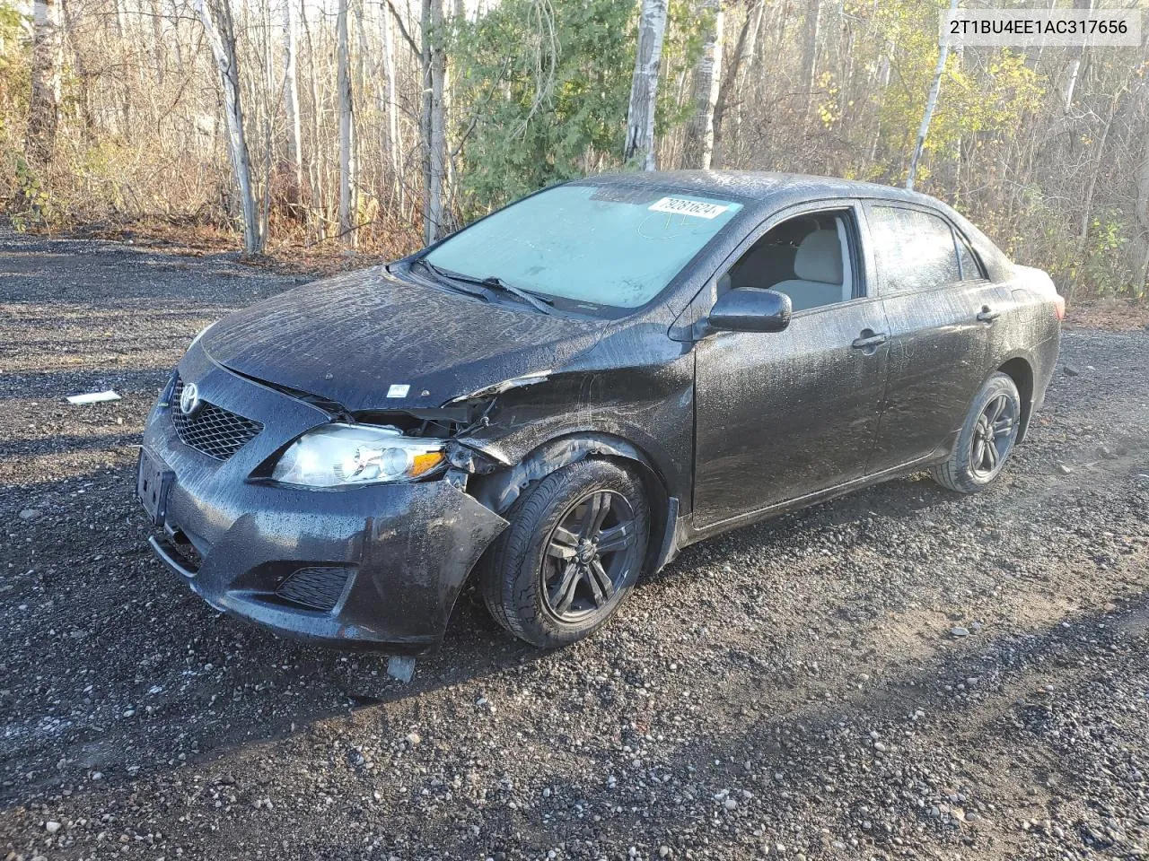 2010 Toyota Corolla Base VIN: 2T1BU4EE1AC317656 Lot: 79281624