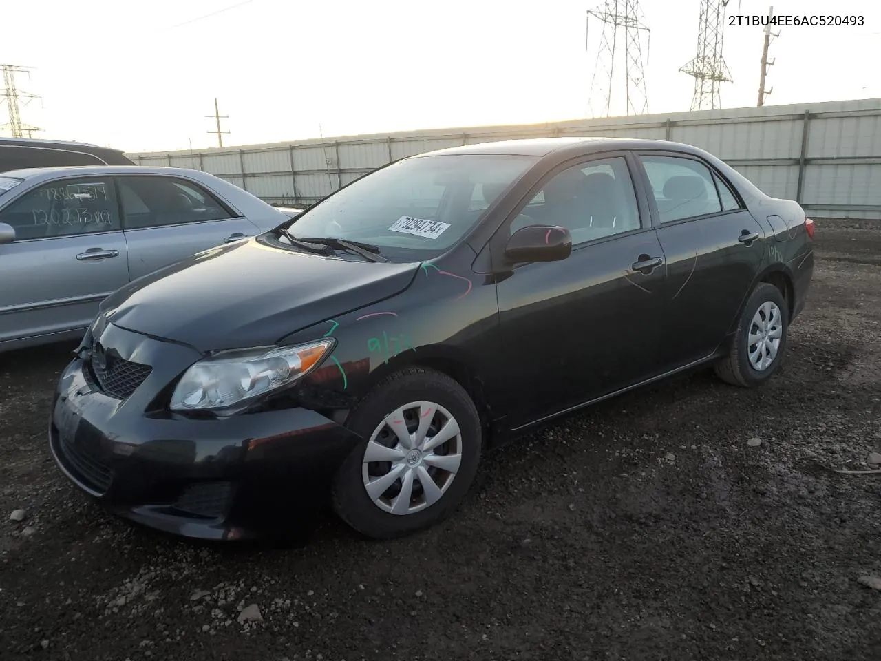 2010 Toyota Corolla Base VIN: 2T1BU4EE6AC520493 Lot: 79294734