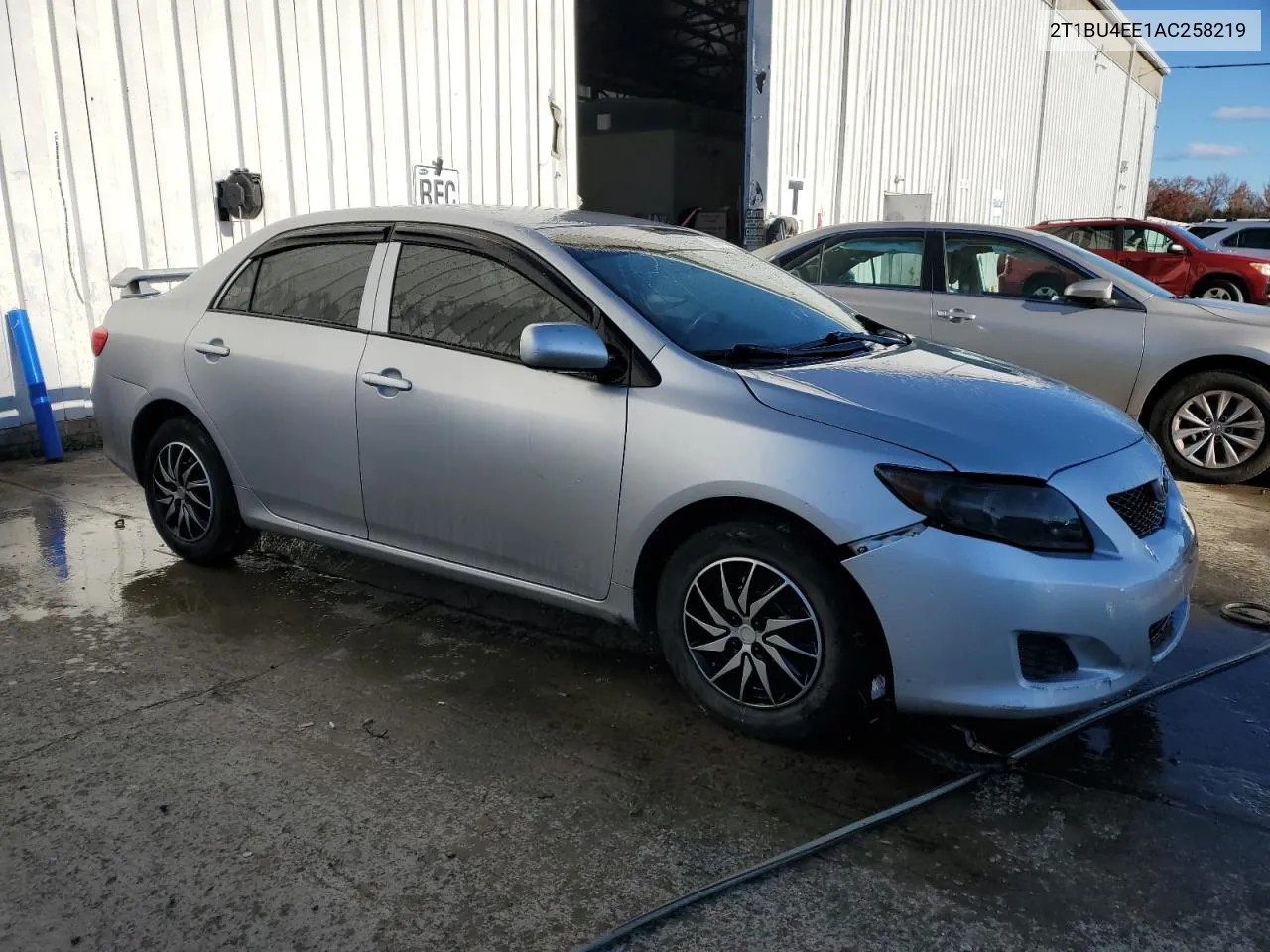 2010 Toyota Corolla Base VIN: 2T1BU4EE1AC258219 Lot: 79299134