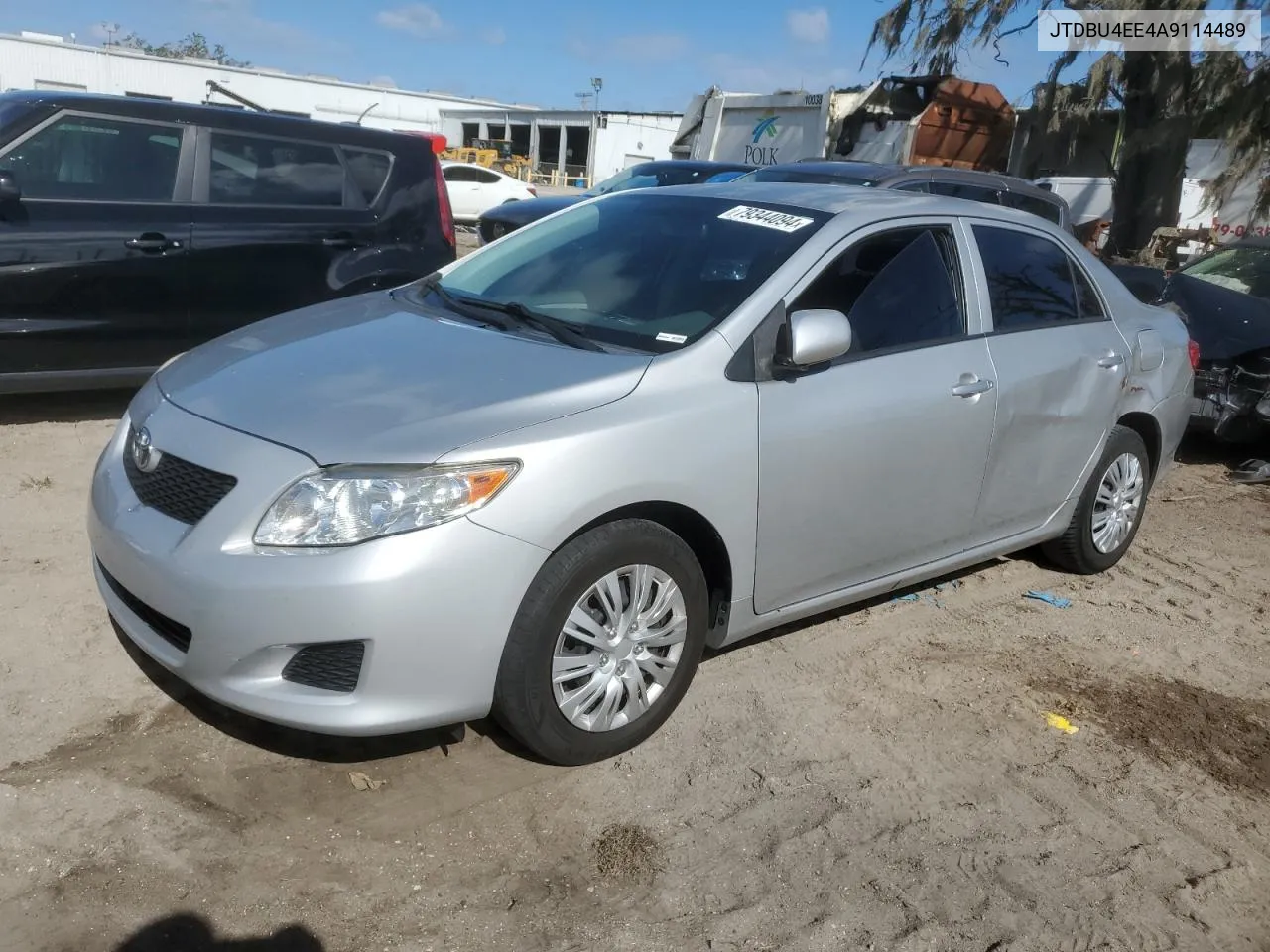 2010 Toyota Corolla Base VIN: JTDBU4EE4A9114489 Lot: 79344094