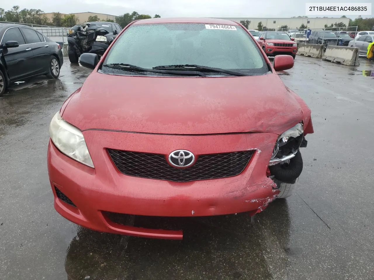 2010 Toyota Corolla Base VIN: 2T1BU4EE1AC486835 Lot: 79474664