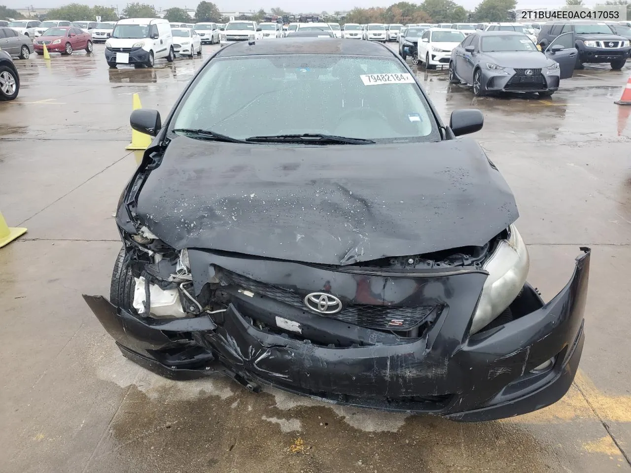 2010 Toyota Corolla Base VIN: 2T1BU4EE0AC417053 Lot: 79482184