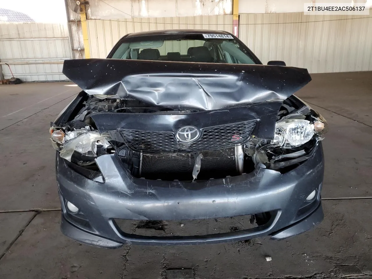 2010 Toyota Corolla Base VIN: 2T1BU4EE2AC506137 Lot: 79514814