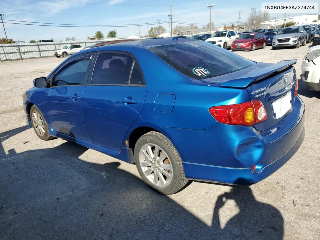 2010 Toyota Corolla Base VIN: 1NXBU4EE3AZ274744 Lot: 79531884