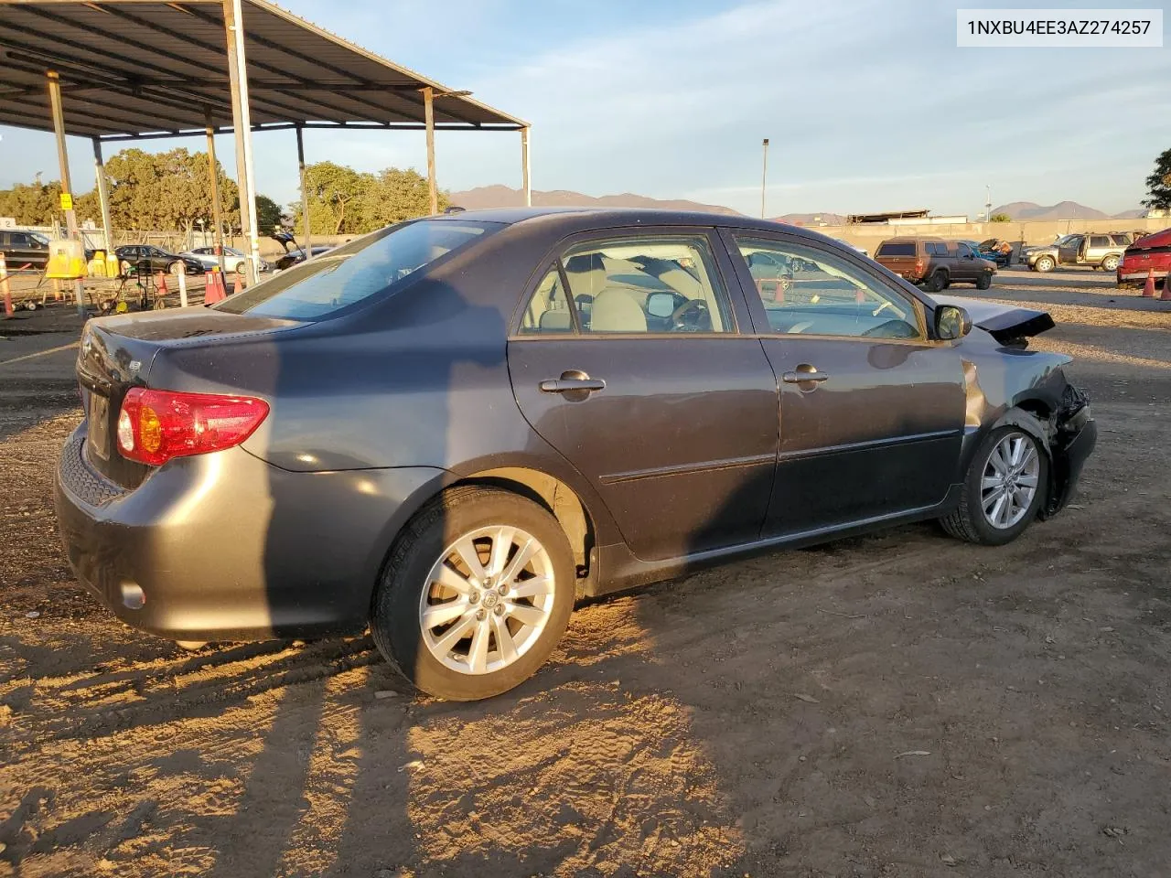 2010 Toyota Corolla Base VIN: 1NXBU4EE3AZ274257 Lot: 79557334