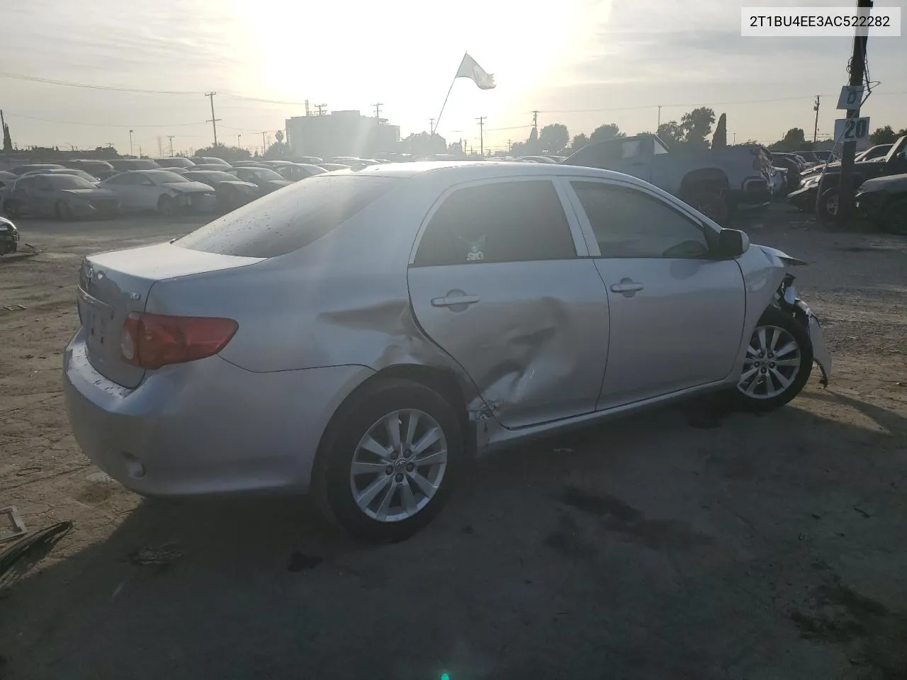 2010 Toyota Corolla Base VIN: 2T1BU4EE3AC522282 Lot: 79571604