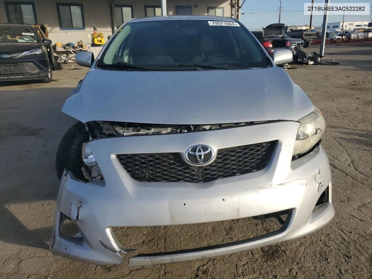 2010 Toyota Corolla Base VIN: 2T1BU4EE3AC522282 Lot: 79571604