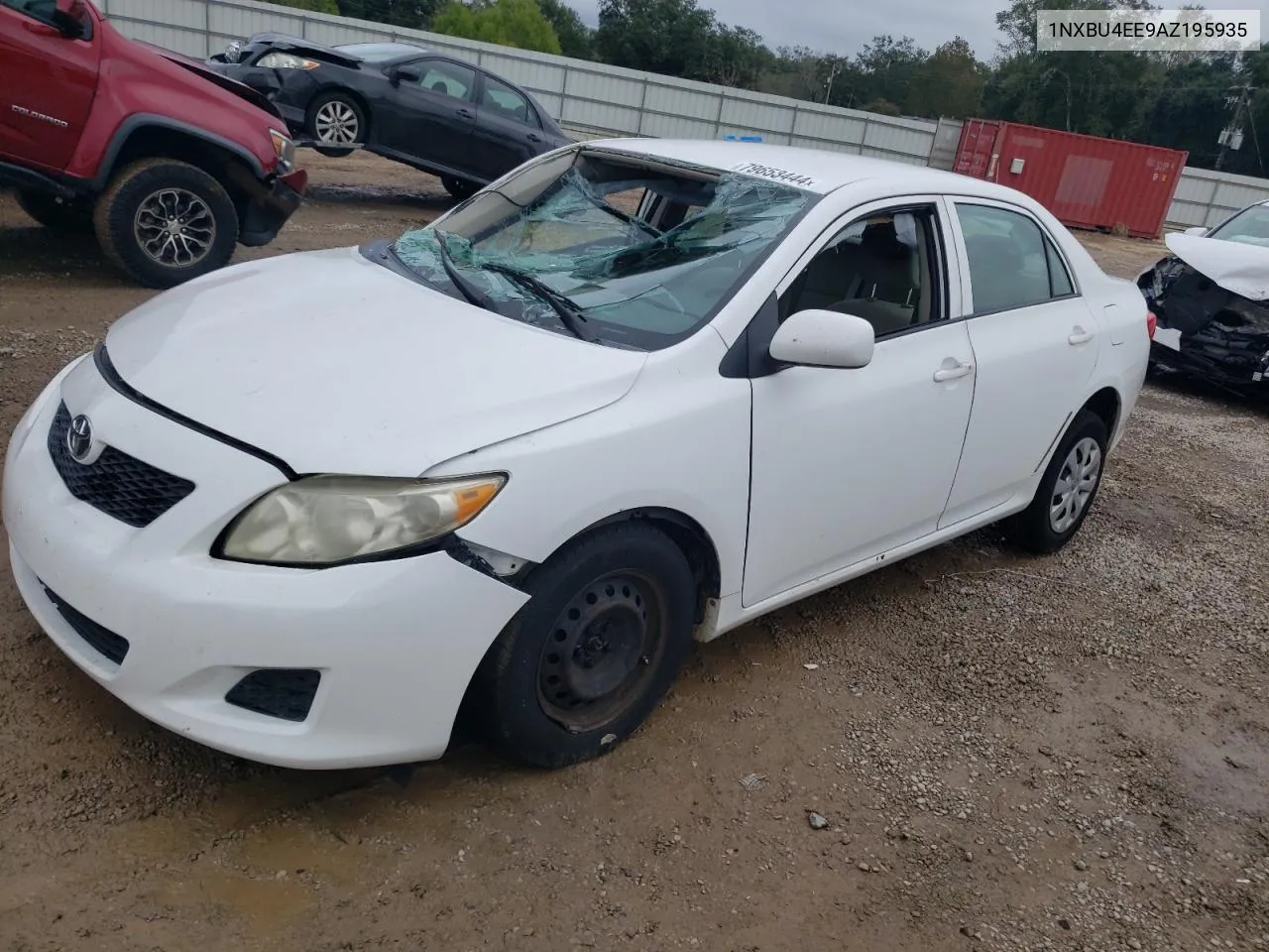 2010 Toyota Corolla Base VIN: 1NXBU4EE9AZ195935 Lot: 79653444