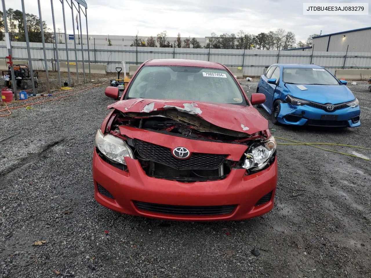 2010 Toyota Corolla Base VIN: JTDBU4EE3AJ083279 Lot: 79807494