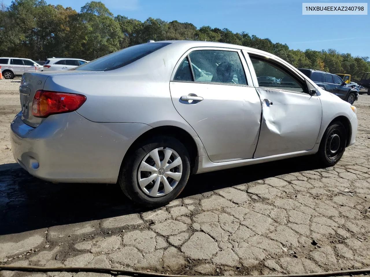 2010 Toyota Corolla Base VIN: 1NXBU4EEXAZ240798 Lot: 79818264